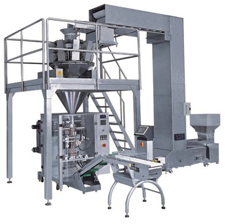 包装不规则碎料，使用【全自动称重包装系统】就方便多啦！